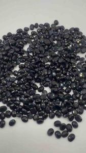 5x4 mm 4x6mmOval Extremely Black-Blue Natural Australian Sapphire Gemstone One Tablet 50baht