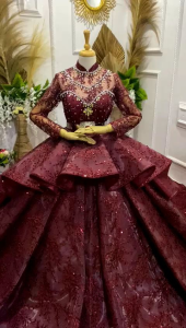 Sutrisno kebaya - Gaun Pengantin Berbye Blimbing Gaun Pengantin Modern Gaun Pengantin Bahan Sequin Gaun Pengantin