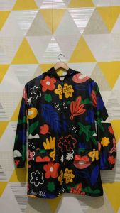 JAKET HIJABER MOTIF BUNGA FULL PRINTING JAKET OLAHRAGA JAKET RUNNING JAKET SEHAR-HARI JAKET MUSIM APA AJA BISA