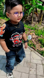 kaos distro kemerdekaan anak usia 1 - 12 tahun