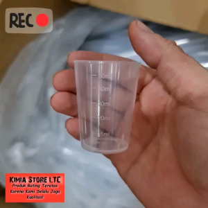 GELAS TAKAR 50ML / GELAS UKUR 50ML ( TAKARAN 50ML ) / MEASURING CUP 50ML