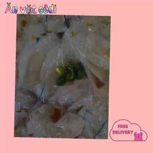 Xâu 10 Bịch Bánh Tráng Phơi Sương Tắc Cay