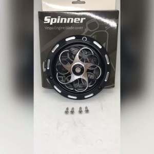 COVER PELINDUNG KIPAS RADIATOR MATIC CNC MODEL SPINNER SPINER UNIVERSAL VESPA BEAT SCOOPY FINO PCX MIO GENIO AEROX NMAX VARIO COVER TUTUP KIPAS SPINER MOTIF BULAT UNIVERSAL