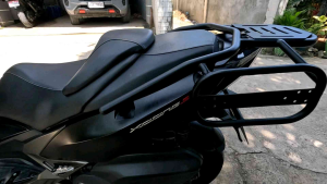 Kymco exciting S 400i HEAVY-DUTY BOX BRACKET WITH SIDE PANNIER BRAKET (POWDER COAT)