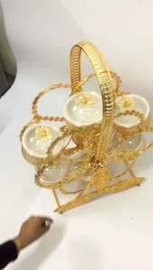 EXCLUSIVE‼️ ROUND candy dish /bekas kuih kek boleh pusing