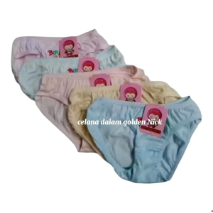 Leil - Celana Dalam Anak Perempuan 2 – 9 Tahun | Golden Nick 3Pcs