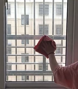 Stiker Kaca Sanblast Buram Polos Ada Perekat Bahan Tebal Berkualitas Tinggi