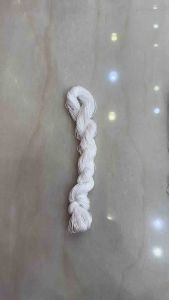 ด้ายโอล่อน ด้ายคูล่อน สีขาว ขายเป็นไจ/ปอย เนื้อไม่มัน เชือก สานสวิง แห ด้ายดิบ 80% ด้ายไนล่อนเทียม ร้อยพวงมาลัย งานฝีมือ อเนกประสงค์