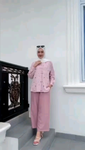 ONE SET ABIYA CRINGKEL PREMIUM | SET WANITA ABIYA BAHAN KRINGKEL