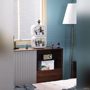 กล่องเก็บฟิกเกอร์ โชว์โมเดล ตุ๊กตา ทรงแคปซูลอวกาศ Space Capsule Style Figure Display Storage Box