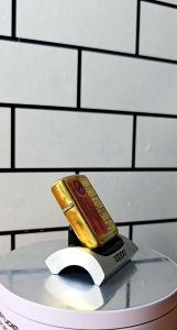 ZIPPO ORIGINAL FONT GOLD \"ARMOR CASE\" EDITION MADE IN USA