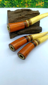 Once pipa sedotan kayu kemuning gading kombinasi secang C179