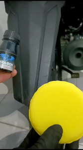 Penghitam Body Motor Permanen 30 ml gratis spon dan sarung tangan