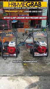 NITTOO GASOLINE HIGH PRESSURE WASHER 6.5HP (3000RPM - 170BAR)‼️NT-3065G‼️