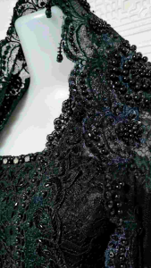 set kebaya pesta kebaya wisuda kebaya kutubaru modern + slendang mutiara