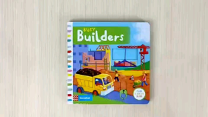Campbell Busy Builders Push Pull Slide Board Book