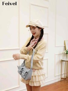 Feivel One-Shoulder Large-Capacity Commuter Underarm Small Square Bag*Fv25017