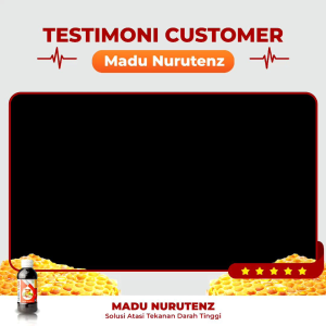 Madu Nurutenz Original: Obat Hipertensi Darah Tinggi Alami