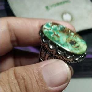 Batu Pirus Persia Porslen Tua Natural Kode 2/23