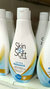 Avon Skin So Soft Ultra Radiance 98 %Glutathione +Vitamin C &Ferulic acid .Brightens in 3 Days.Lasting GlowHand and Body Lotions.