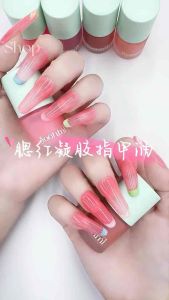 【SG Instock】Yoonmi Blush Glossy WaterBased Nail Polish Non Peel Off Lasting Air Dry Naturally 8.5ML