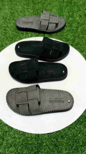 dép quai ngang da sáp nam Fashion kiểu dáng trẻ trυng đế đúc liền khâu chỉ toàn bộ chắc chắn G34