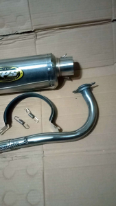 Knalpot racing Gps oval Mio sporty Beat inlet 50