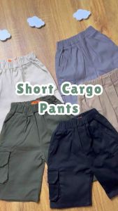 celana pendek anak laki-laki kargo zunior 1-12 tahun