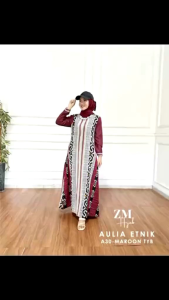 Desain Gamis Wanita Terbaru: Pakaian Tenun Modern