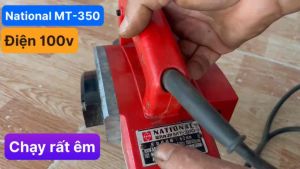 Máy bào gỗ National hàng bãi xài điện 100 volt lưỡi 82mm