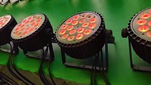 18x10W slim par light