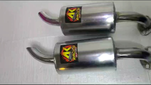 Knalpot Diesel Kubota Mesin Honda Type GX 270 370 390 Silincir Pernis Cet & Crom
