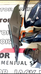 Cover Fullset Bodi Halus Honda Beat FI Abu-Abu Grey Custom