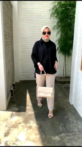 Kemeja Wanita Ukura Standar Sampai Jumbo Kemeja Polos Wanita  Blouse Oversize