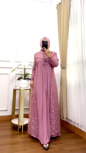 REALPICT COD PREMIUM GAMIS SAKINAH CERUTY PREMIUM MIX BRUKAT IMPORT LD 110 PB 140 TERBARU TERMURAH BEST SELLER TANGAN PERTAMA KONVEKSI GAMIS PESTA GAMIS LEBARAN RATUGAMISJKRT