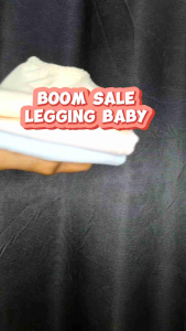 Legging Bayi Bahan Kaos Rib Super Melar