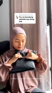 JILBAB KERUDUNG SEKOLAH SERUT PINGGIR TK SD SMP SMA