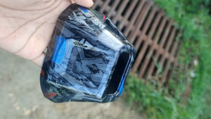 Forged merah biru Corong moncong knalpot Vario125 Vario150 New 2018 up