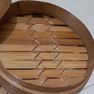 Klakat Bambu Dimsum 25cm Kukusan bambu - 2 Wadah dan 1 Tutup