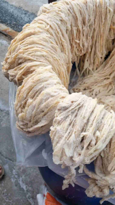 ไส้หมูหมักเกลือ เบอร์เล็ก (เกรดA) #ไส้แห้ง #ไส้ทำไส้กรอก