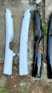 Cover Under Side Dek Samping Bawah Set Kanan Kiri Honda Scoopy FI K16 Tahun 2013-2016 Hitam Putih Biru Cream Maroon Ferari