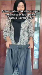 Jas Hujan Sunflower Model Rok: Spesifikasi & Fitur