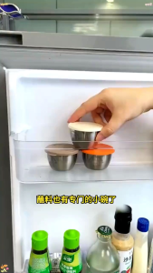 Tempat Saus Mini bahan Stainless Steel/ Mangkok Sambal Mini SUS 304