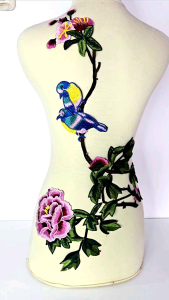 Bordir Burung & Bunga Besar: Desain Dekorasi Unik