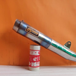 Knalpot Original Neo Speed Racing Standar Racing RX King RX Special Chroom Ujung Biruan Suara Garing Kemrincing