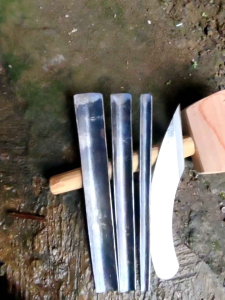 Set Alat Ukir Super Tebal Jepara Pahat Bonsai Super Tebal PLUS Pisau dan Palu