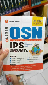 Buku Maestro OSN IPS SMP/MTs Yrama Widya olimpiade ips