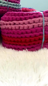 พรมเช็ดเท้าทรงกลมสวย ยกมัด10ชิ้น ราคาส่ง