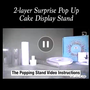 Surprise Pop-Up Cake Display Stand