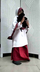 TATSBITA FASHION Baju T-shirt Kaos Dakwah Anak Cinta Quran Hafidzah untuk Perempuan/Cewek Cotton Combad 30s Murah Lengan Pendek & Panjang O Neck